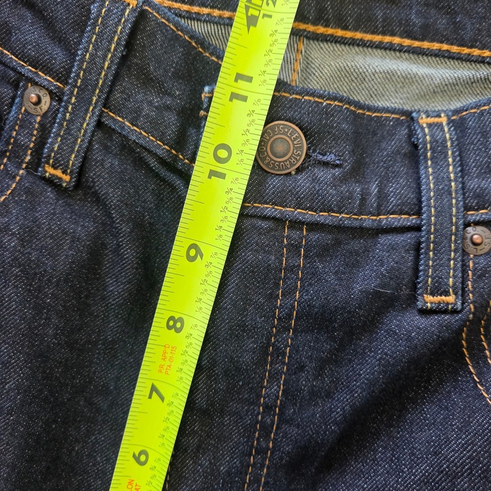 NWT Levis 726 High Rise Wide Leg Jeans Dark Wash Denim 29x32 - Picture 10 of 12